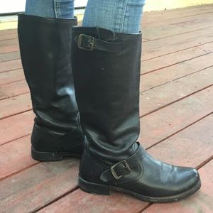 Frye Veronica Moto boots black